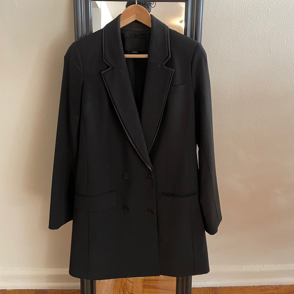 Alexander Wang Double Breasted Tuxedo Blazer